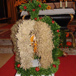Erntedankfest Kirche Maria Schauersberg 2014