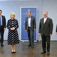 Pressekonferenz mit VertreterInnen von Kirche, Politik und Gesundheitswesen / © KU Linz / Eder Pressekonferenz mit VertreterInnen von Kirche, Politik und Gesundheitswesen