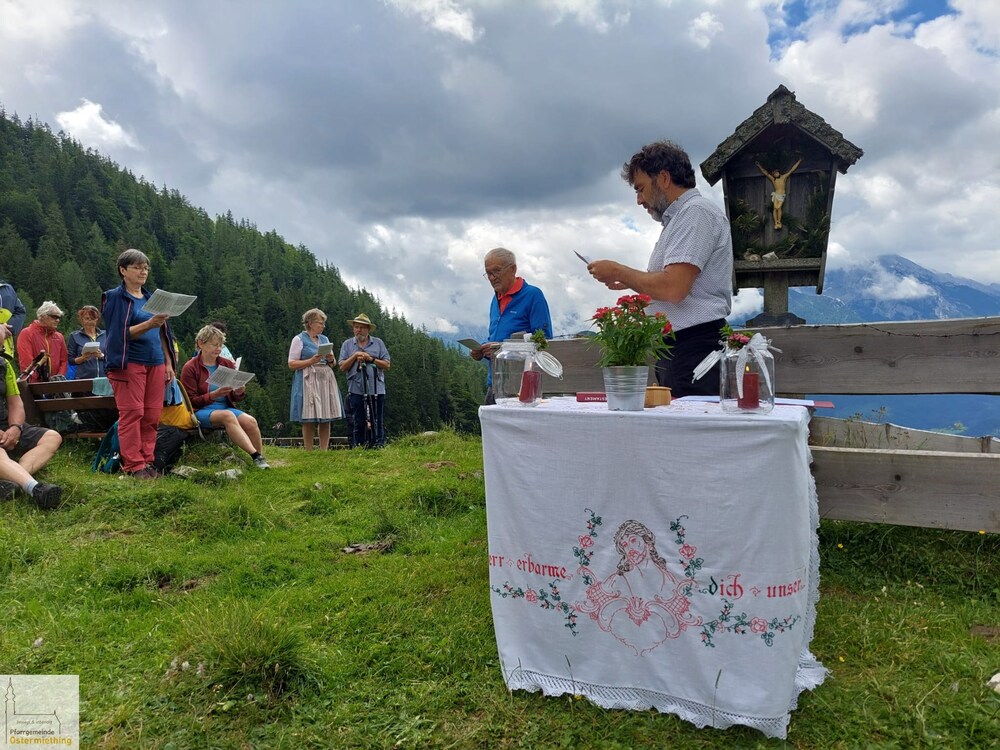 Bilder vom Berggottesdienst bei der Mordaualm