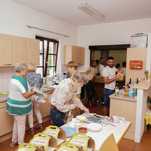 Begegnungscafe im Pfarrheim Riedau / 21.08.2022 ©hedari