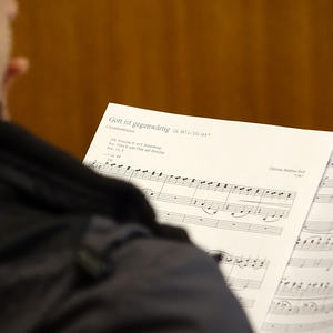 Noten beim Ökumenischen Orgelseminar in Rutzenmoos