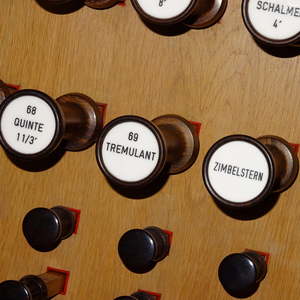 'Tremulant' und 'Zimbelstern' werden in der Gruppenarbeit noch eine Rolle spielen...