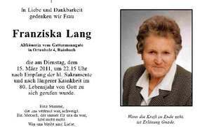 Franziska Lang