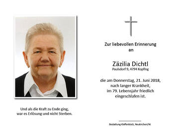 Zäzilia Dichtl