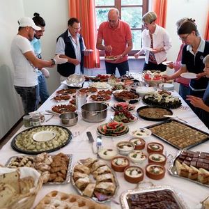Begegnungscafe im Pfarrheim Riedau / ©F.Wimmer 21.08.2022