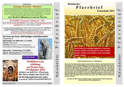 Pfarrbrief
