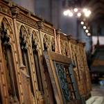 Umbauarbeiten im Mariendom Linz zur Innenraumgestaltung