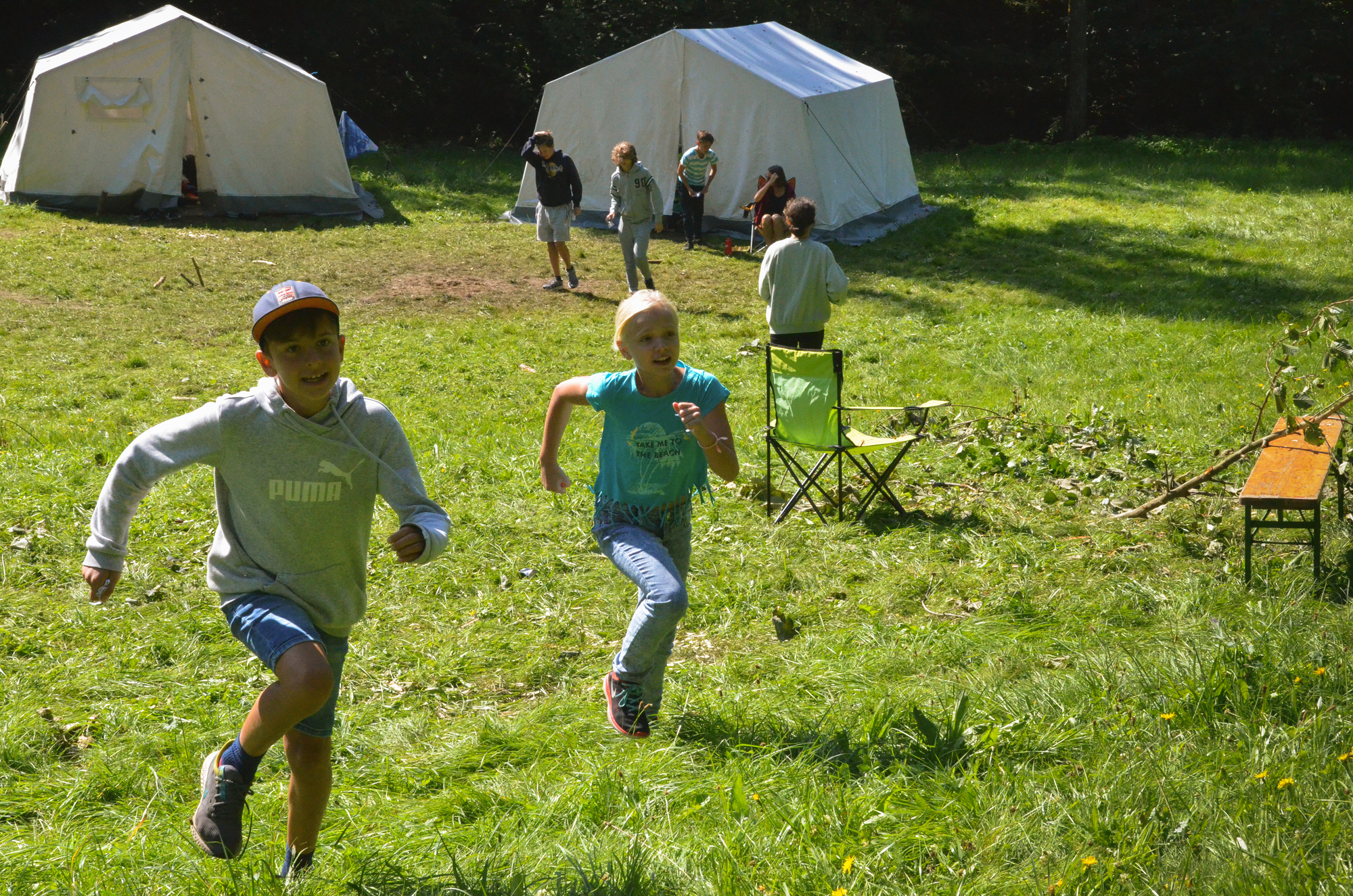 laufende Kinder