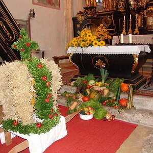 Erntedankfest Kirche Maria Schauersberg 2014